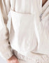 CANVAS POLO QUARTER ZIP SWEATSHIRT
